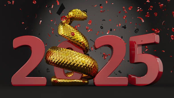 istock 2025 Chinese Year of the Snake Concept 2187797894