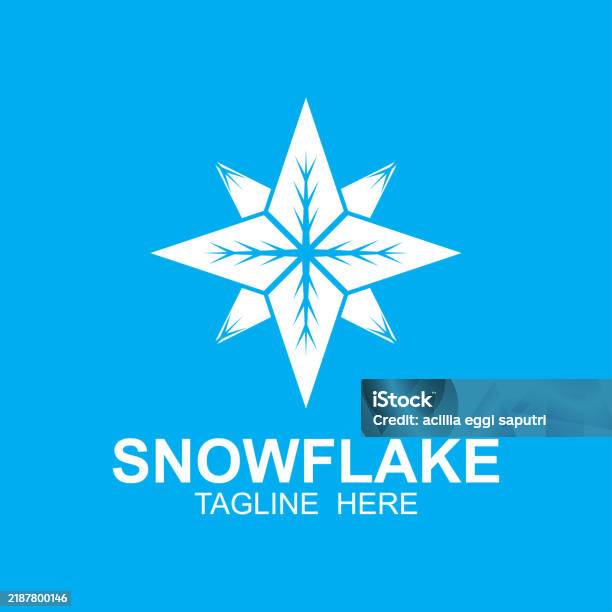 Snowflake Logo Vector Stock Illustration - Download Image Now ...