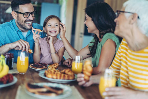 istock Happy family breakfast 2187804439