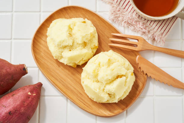 istock Homemade Snack: Steamed Sweet Potato Cake 2187805122