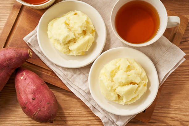 istock Homemade Snack: Steamed Sweet Potato Cake 2187805147