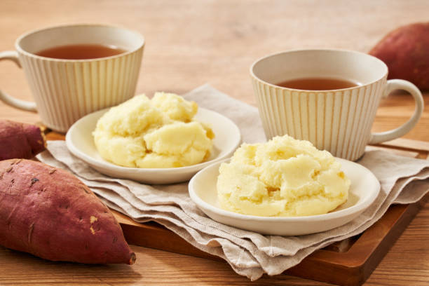 istock Homemade Snack: Steamed Sweet Potato Cake 2187805235