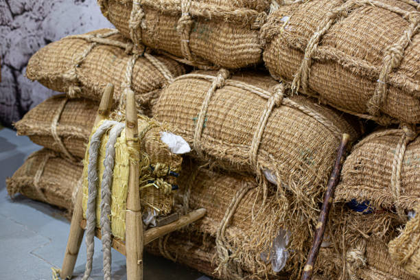 istock A Korean rice sack made of Rice Straw. 2187805348