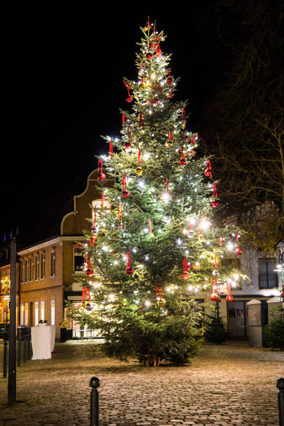 istock Christmas lights on the market square 2187807930