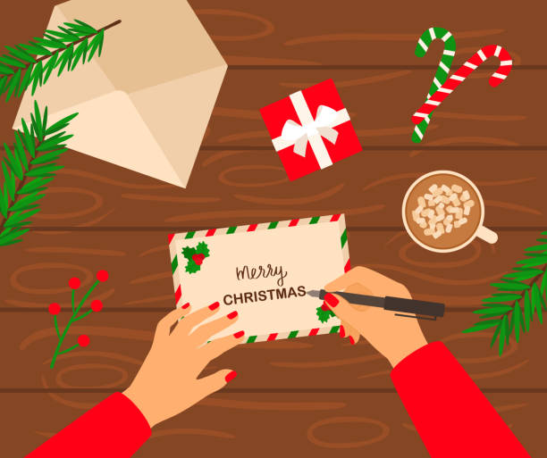 Writing Christmas 6,700+ Writing Christmas Cards Stock Illustrations, Royalty-Free Vector ...