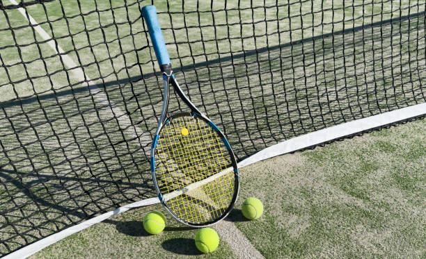 istock Tennis Racket and Ball green 2187810036