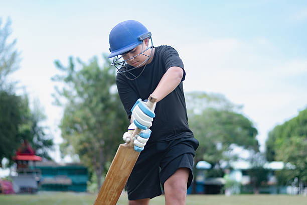 istock Young cricket sport player 2187810092