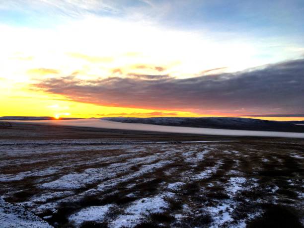 istock First snow Sunrise Chukotka 2187815015