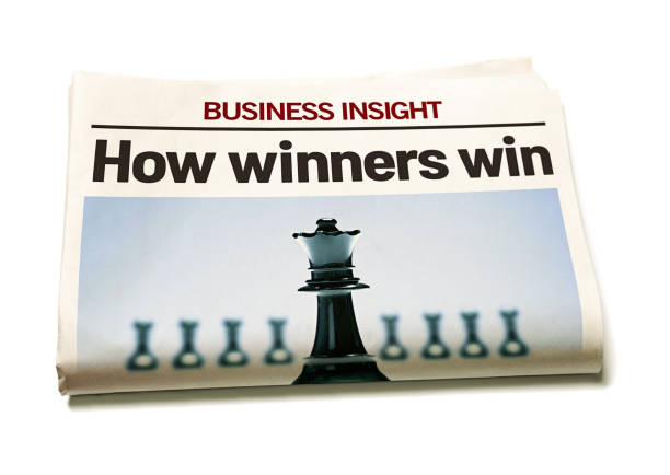 istock How winners win, explains business newspaper headline 2187816195