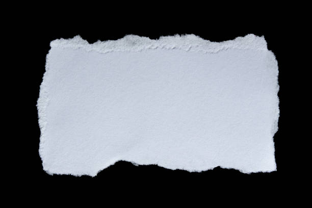 istock Ripped torn paper piece with edges isolated 2187818986