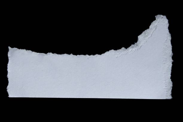 istock Ripped torn paper piece with edges isolated 2187819009