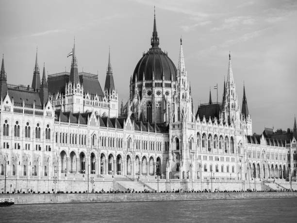 Hungary, Budapest, may 9, 2019: European landscape, traveling concept photography. Hungarian culture.