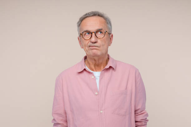 istock Portrait of thoughtful senior man 2187822864