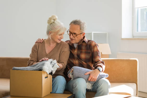 istock Senior couple moving house 2187823673