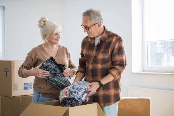 istock Senior couple moving house 2187823812