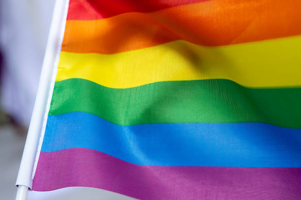 istock Rainbow Flag Symbolizing LGBTQIA+ Rights, Diversity, and Inclusivity 2187829237