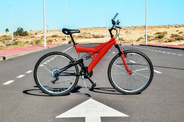 istock Full Suspension Mountain Bike 2187833251