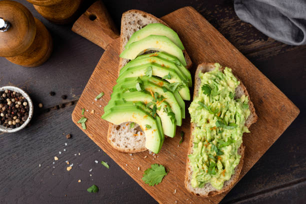 Healthy vegan avocado toast