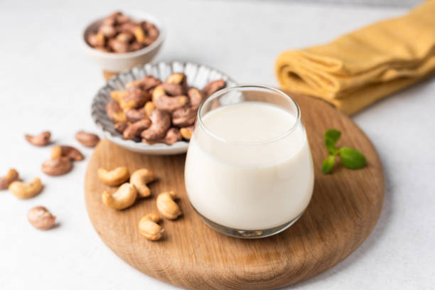 istock Dairy free cashew milk 2187837692