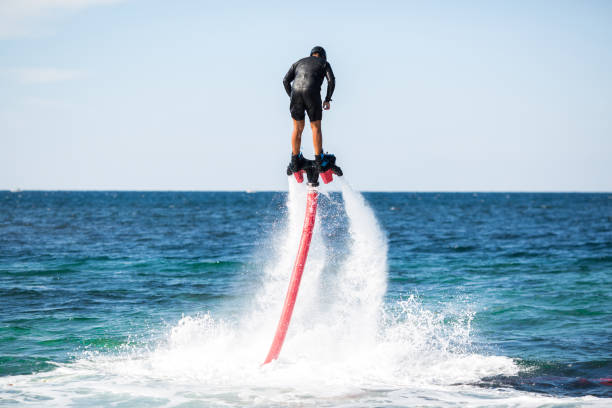 istock Fly board rider in the ocean 2187847688