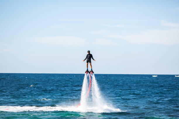 istock Fly board rider in the ocean 2187847851