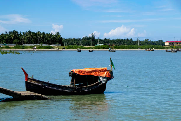 istock A boat is in the sea beach 2187850533