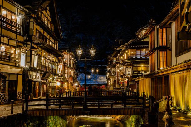 istock Ginzan Onsen illuminations in Yamagata Prefecture 2187852758