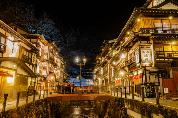 istock Ginzan Onsen illuminations in Yamagata Prefecture 2187852838