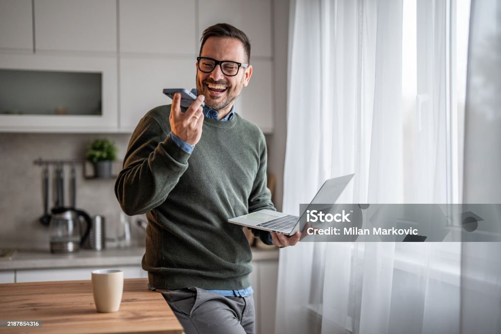 Multitasking Phones High Level Multitasking Phone And Tasks At The Same Time Stock Photo ...
