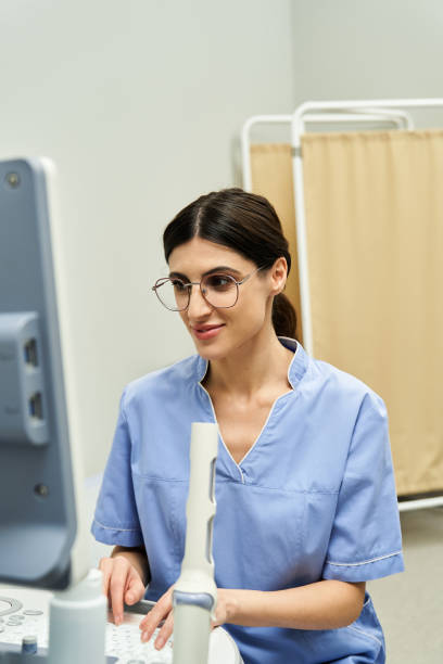 istock Experienced gynecologist providing patient care in modern clinic setting 2187869517