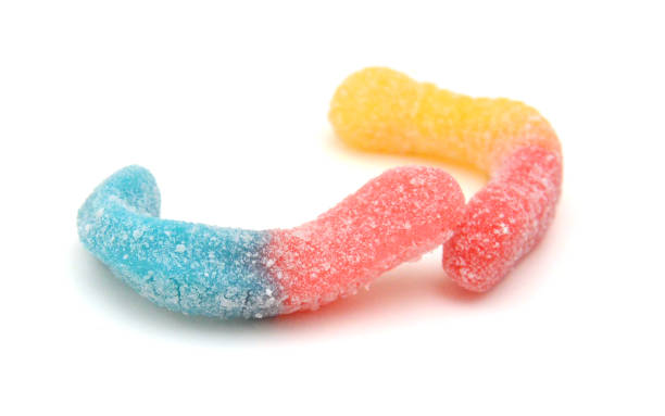 istock Colorful jelly candies on white background 2187878875
