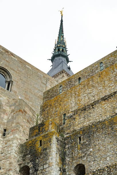 Mont Saint Michel abbey in Normandy, France