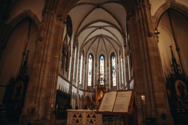 interior of the historic church