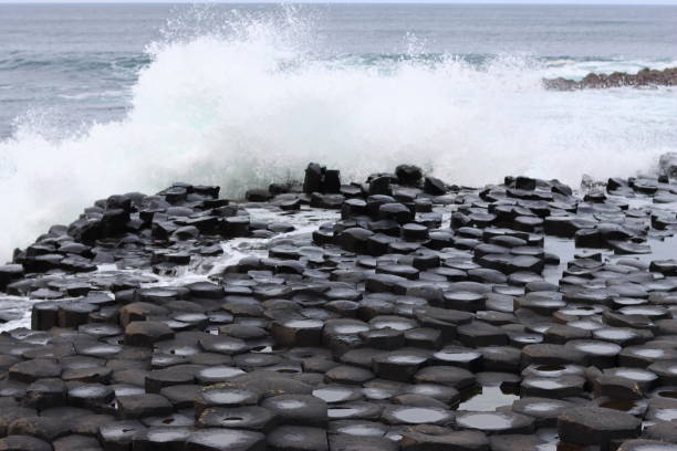 istock Waves breaking over the Giant's Causeway, Northern Ireland 2187889253