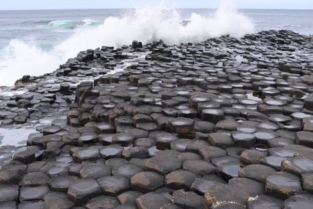 istock Waves breaking over the Giant's Causeway, Northern Ireland 2187890168