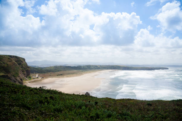 istock Xago beach view. Asturias coastline panorama, Spain 2187890673