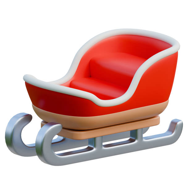 istock Colorful Winter Sleigh 2187891776