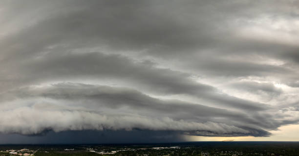 istock Heavy rainfall over Florida suburbs during summer thunderstorm 2187894318