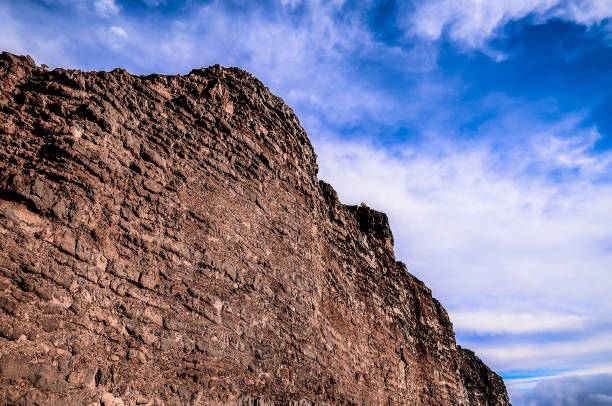 Volcanic Rock Basaltic Formation in Gran Canaria Canary Islands