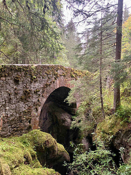 istock Stone bridge in Les Contamines-Montjoie forest 2187896730