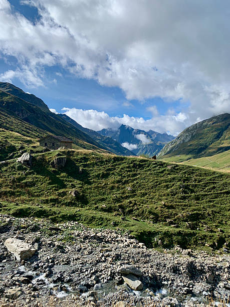 istock Torrent des Glacier near Seigne Pass 2187897588
