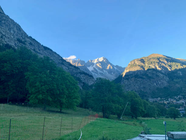 istock Ski slope in summer, Courmayeur 2187900242
