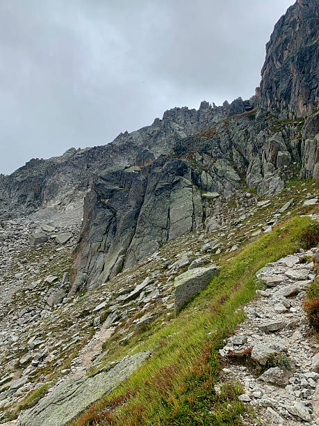 istock Fenetre d'Arpette trail in Switzerland 2187906986