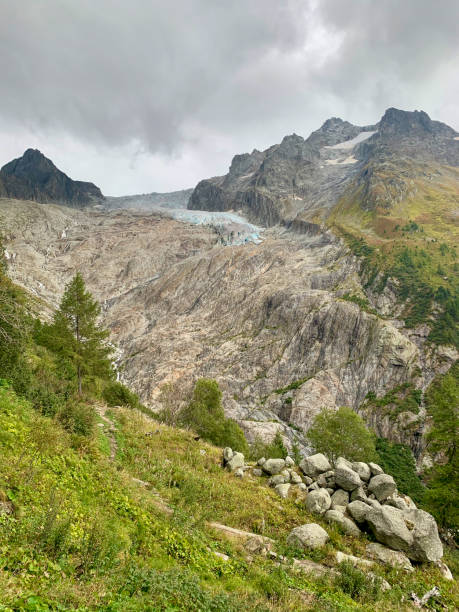 The Trient glacier in Switzerland