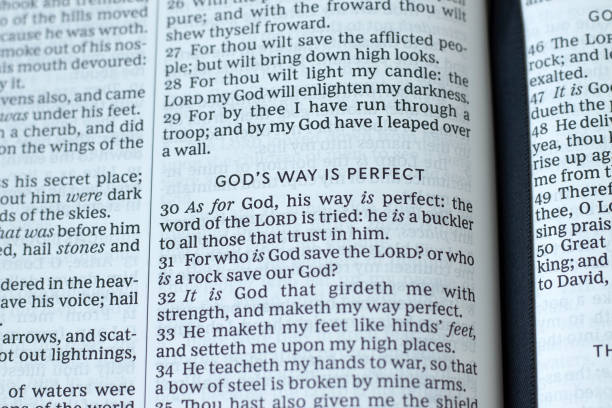 istock God's way is perfect text in open holy bible book 2187910814