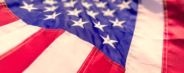 istock Close Up American Flag 2187913799