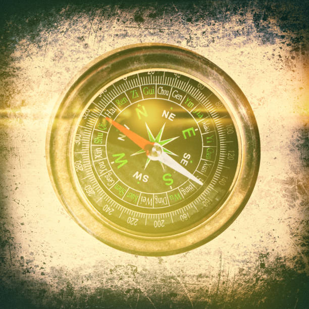 Close up compass
