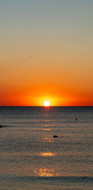 istock Beautiful cloudscape over the sea, sunset shot 2187920798