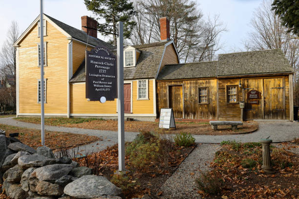 Hancock-Clarke House in Lexington Massachusetts on December 1, 2024.