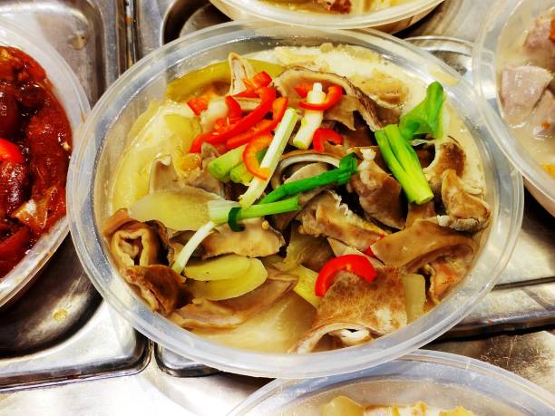 istock Pork Stomach with Pickled mustard greens pot 2187933045